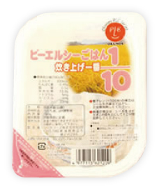 ピーエルシーごはん 炊き上げ一番 1/10 (180g× 100食/ケース) ピーエルシーごはん 炊き上げ一番 1/10 (180g× 100食/ケース)